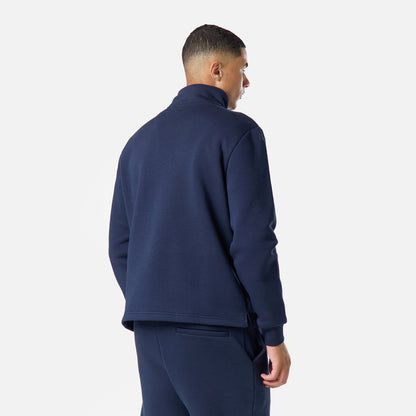 Relaxed Fit 1/4 Zip Fleece |  Navy