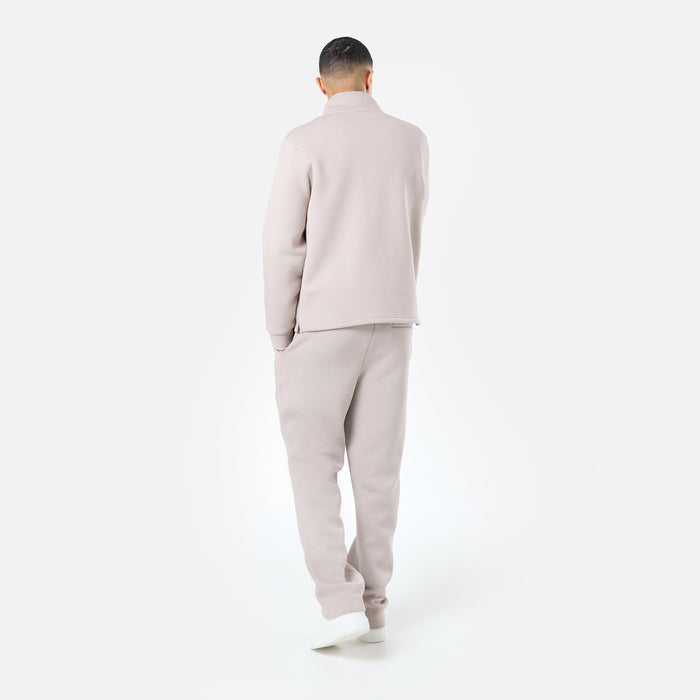 Relaxed Fit 1/4 Zip Fleece |  Stone
