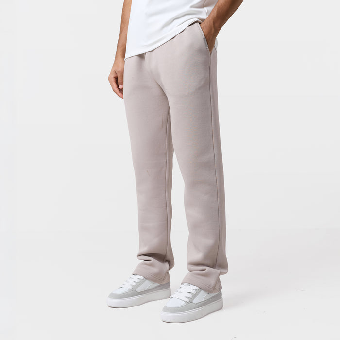 Relaxed Fit FZ Open Hem Tracksuit | Sand
