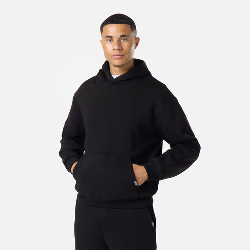 Relaxed Fit Hoodie |  Black