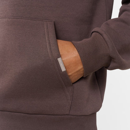 Relaxed Fit Hoodie | Dark Brown