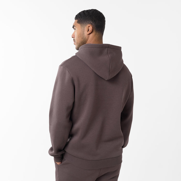 Relaxed Fit Hoodie | Dark Brown