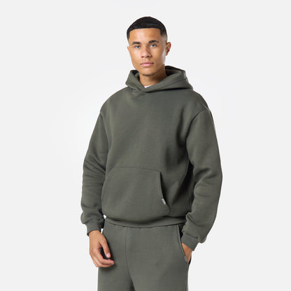 Relaxed Fit Hoodie |  Dark Khaki