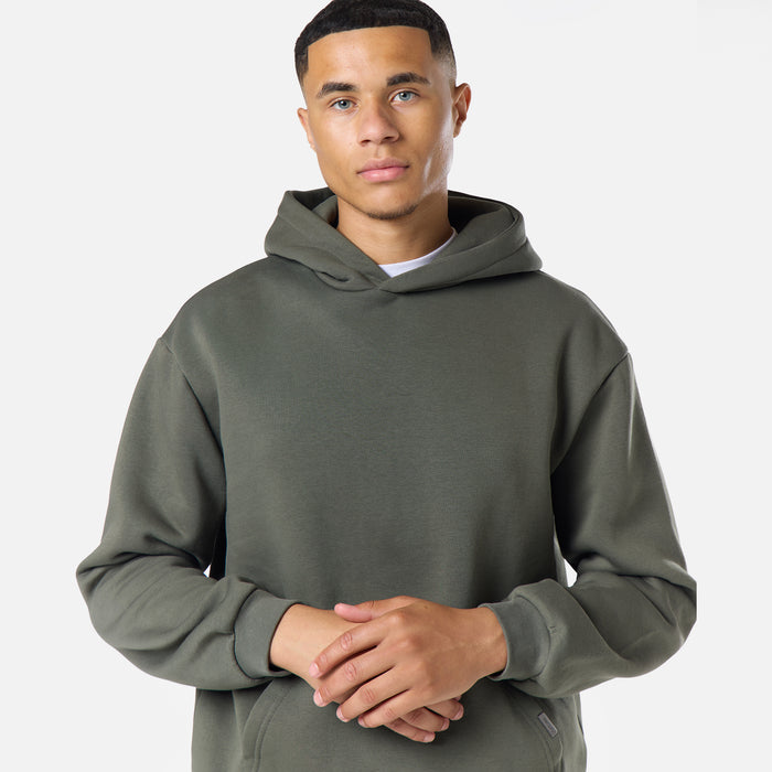 Relaxed Fit Hoodie |  Dark Khaki