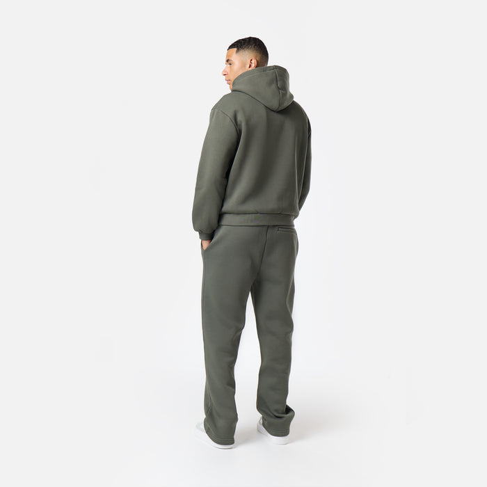 Relaxed Fit Hoodie |  Dark Khaki