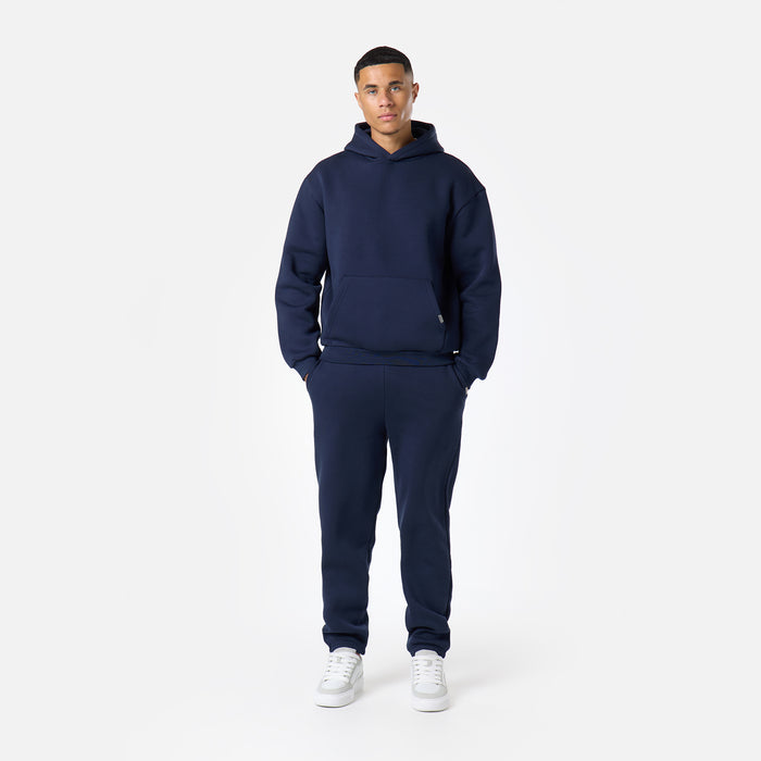 Relaxed Fit Hoodie |  Navy