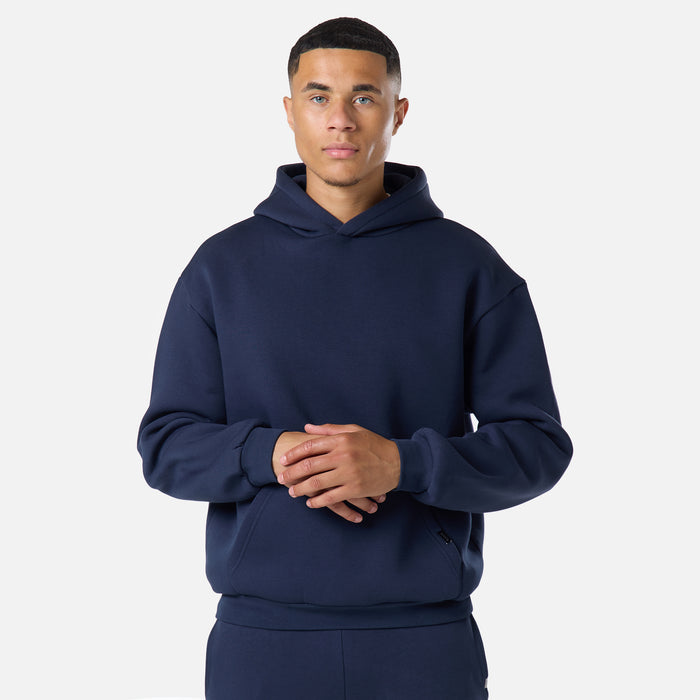 Relaxed Fit Hoodie |  Navy