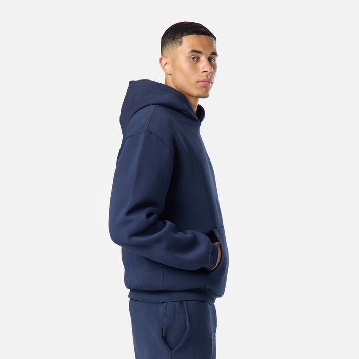 Relaxed Fit Hoodie |  Navy