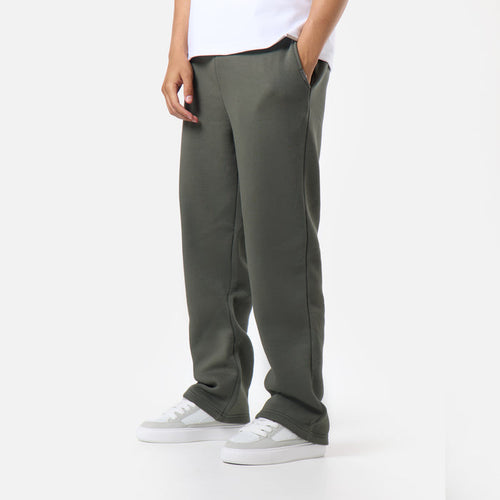 Relaxed Fit Open Hem Jogger |  Dark Khaki