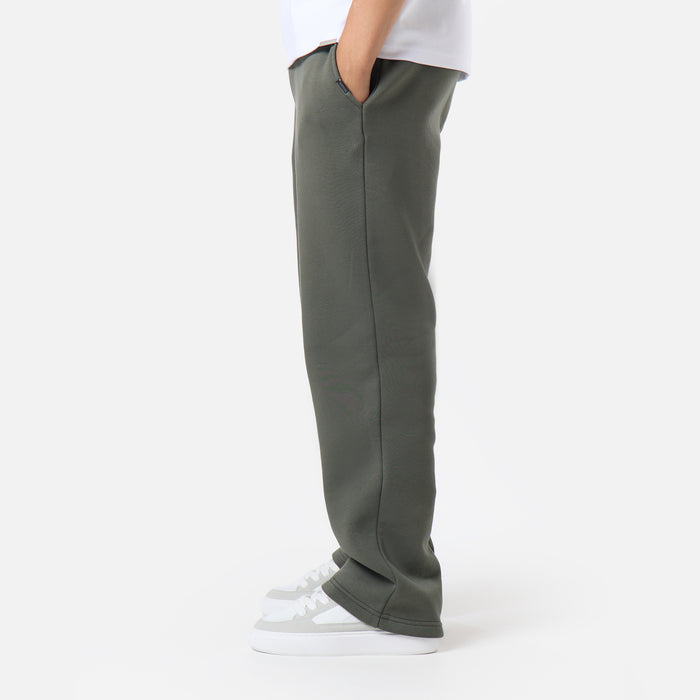 Relaxed Fit Open Hem Jogger |  Dark Khaki