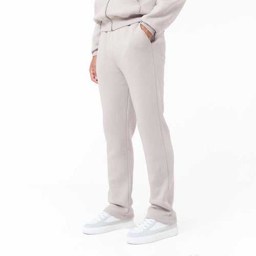 Relaxed Fit Open Hem Jogger | Stone