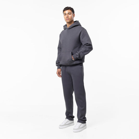 Dark grey mens full tracksuit set