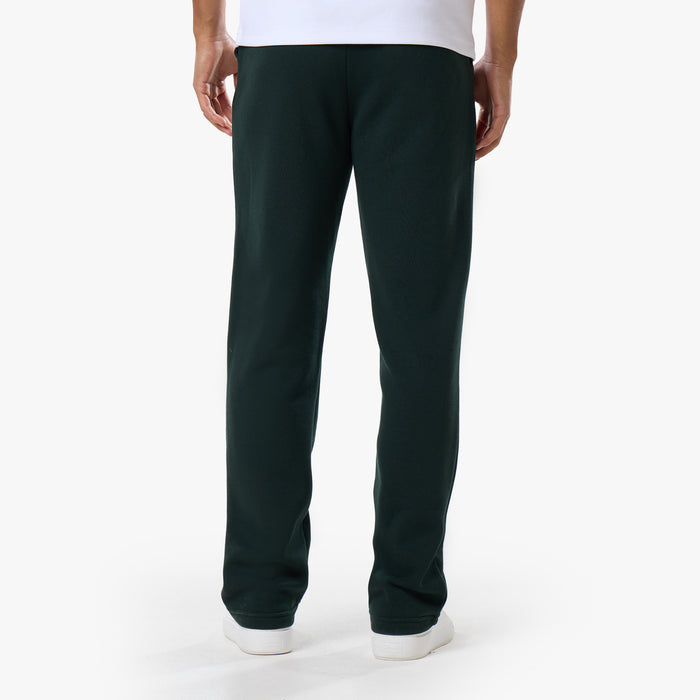 Relaxed Fit Open Hem Tracksuit | Forest Green