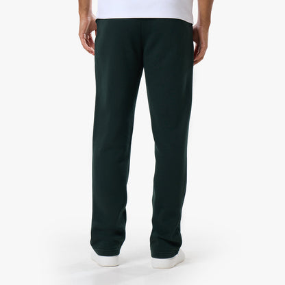 Relaxed Fit Open Hem Tracksuit | Forest Green