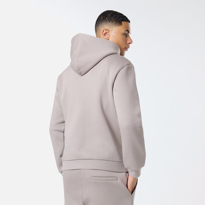 Relaxed Full Zip Hoodie |  Taupe