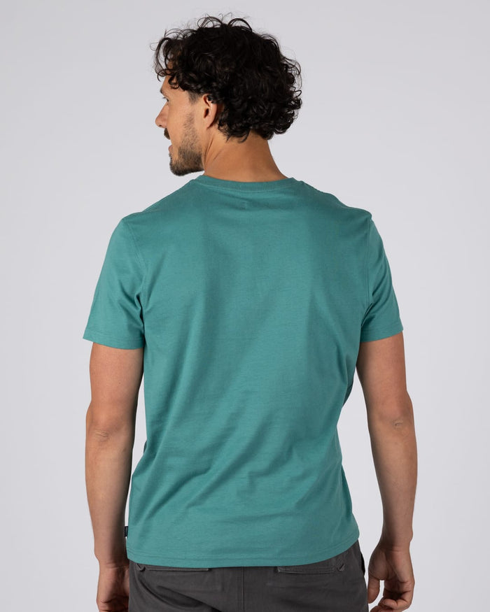 Rise Mens Short Sleeve T-Shirt in Dark Teal