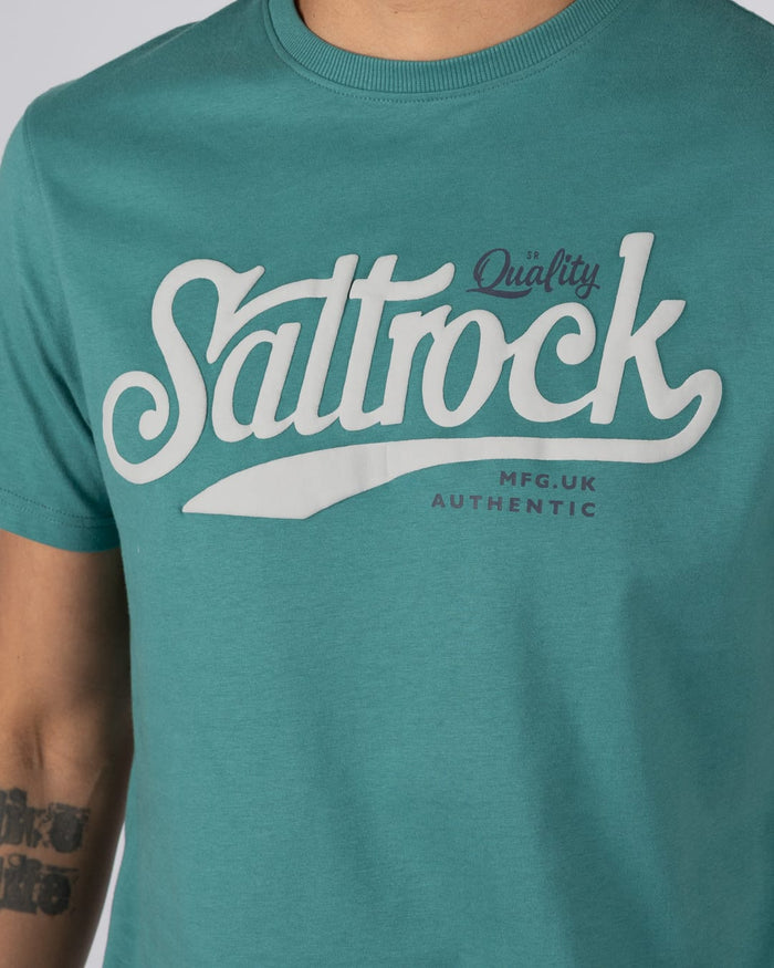 Rise Mens Short Sleeve T-Shirt in Dark Teal