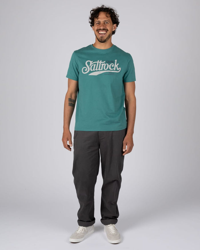 Rise Mens Short Sleeve T-Shirt in Dark Teal