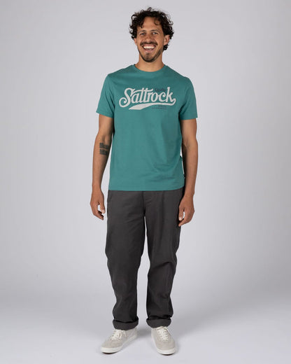 Rise Mens Short Sleeve T-Shirt in Dark Teal