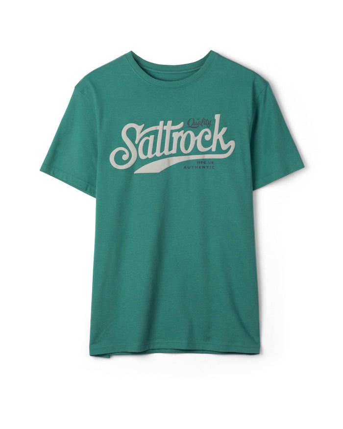 Rise Mens Short Sleeve T-Shirt in Dark Teal
