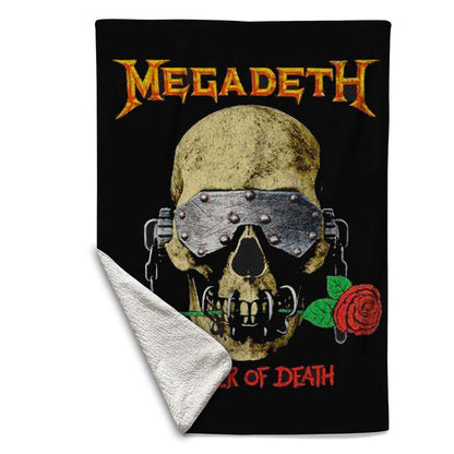 Rocksax Megadeth Blanket - Master of Death