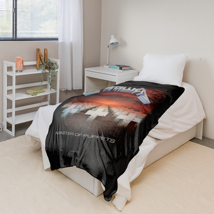 Rocksax Metallica Sherpa Fleece Blanket - Master of Puppets
