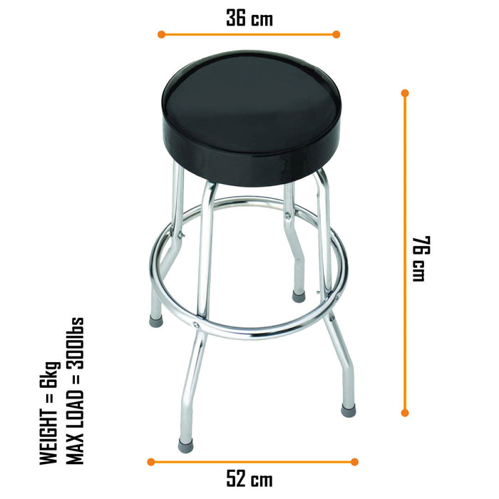 Rocksax Queen Bar Stool - Classic Crest