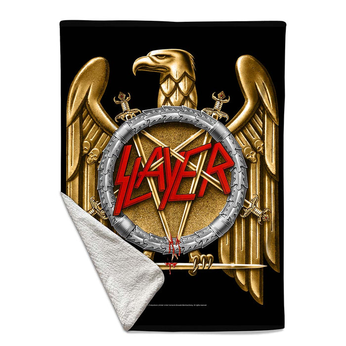 Rocksax Slayer Sherpa Fleece Blanket - Golden Eagle