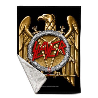 Rocksax Slayer Sherpa Fleece Blanket - Golden Eagle