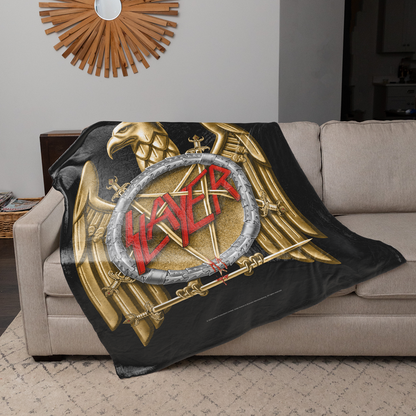 Rocksax Slayer Sherpa Fleece Blanket - Golden Eagle