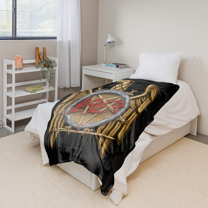 Rocksax Slayer Sherpa Fleece Blanket - Golden Eagle
