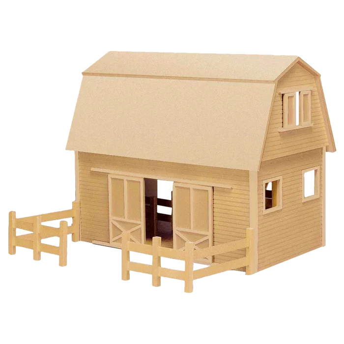 Ruff 'n Rustic All American Barn Dollhouse Kit (Real Good Toys)