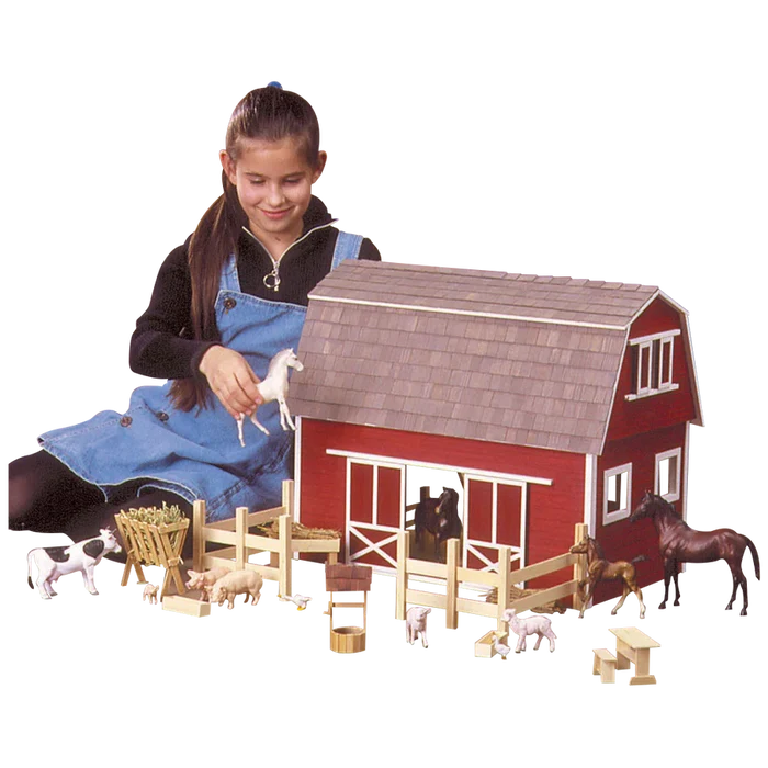 Ruff 'n Rustic All American Barn Dollhouse Kit (Real Good Toys)