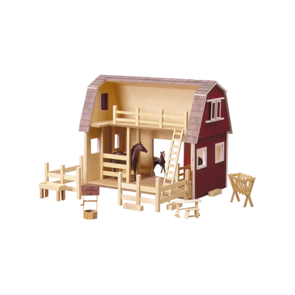 Ruff 'n Rustic All American Barn Dollhouse Kit (Real Good Toys)