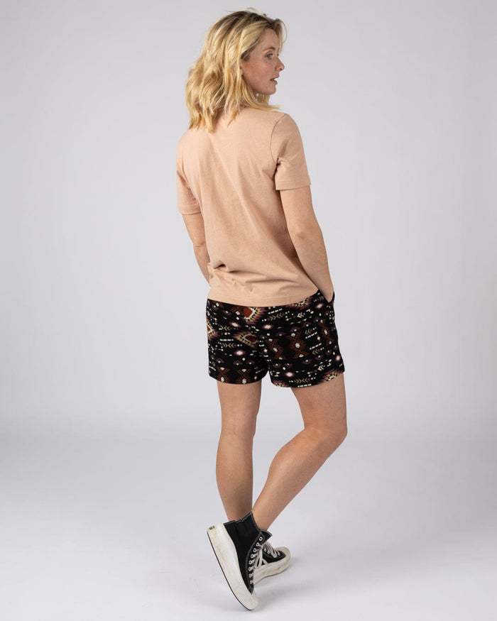 Sabina Womens Woven Short in Dark Grey