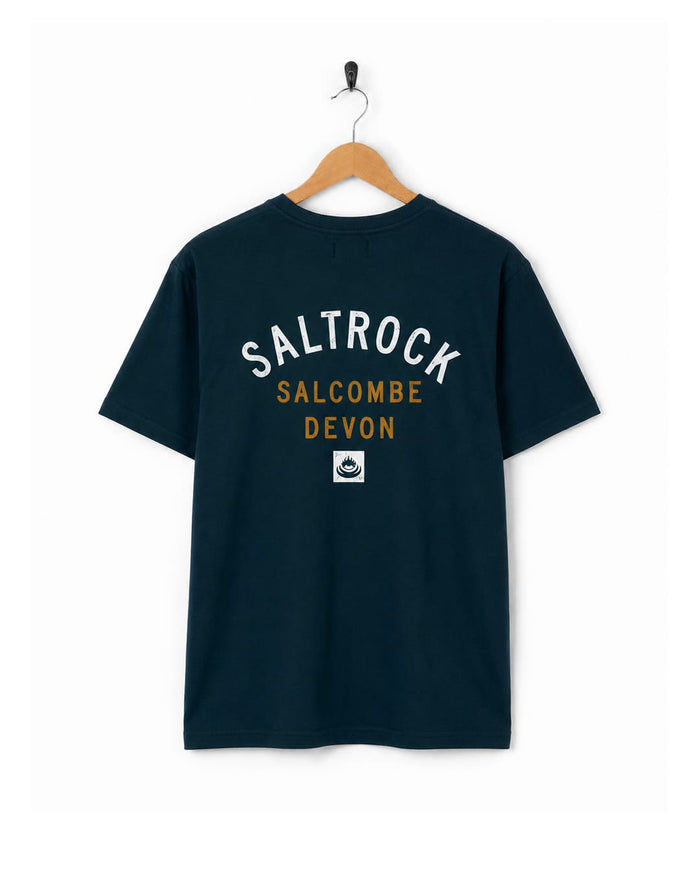 Salcombe Mens Location T-Shirt in Blue