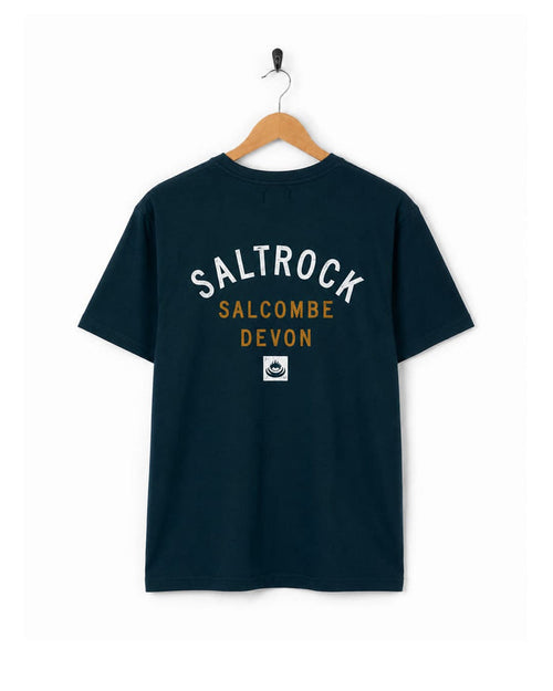Salcombe Mens Location T-Shirt in Blue