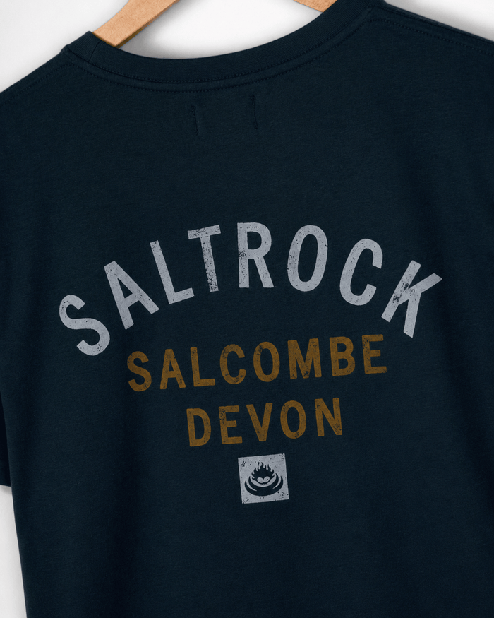 Salcombe Mens Location T-Shirt in Blue