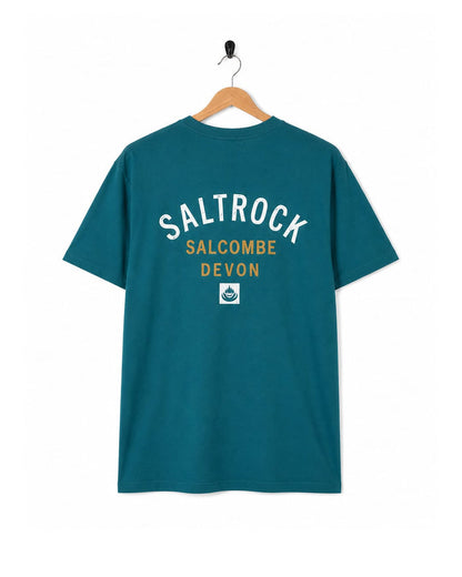 Salcombe Mens Location T-Shirt in Teal