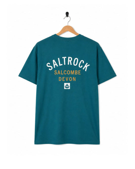 Salcombe Mens Location T-Shirt in Teal