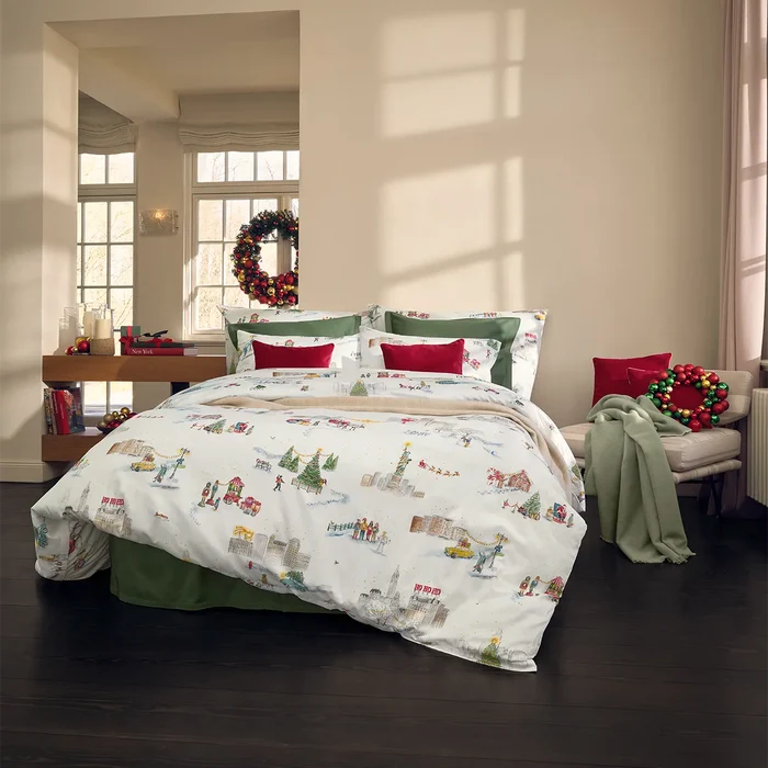 Schlossberg Santa in New York Bedding Collection