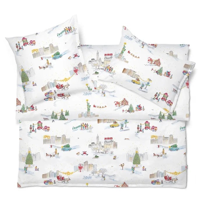Schlossberg Santa in New York Bedding Collection