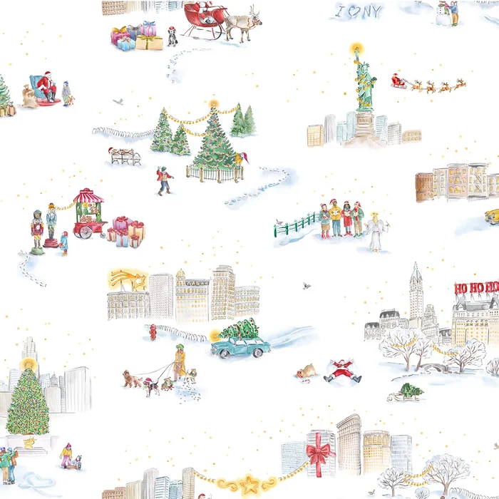 Schlossberg Santa in New York Bedding Collection