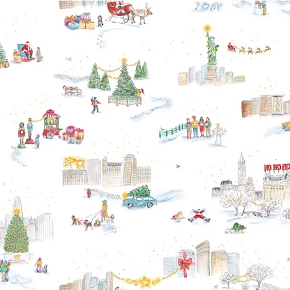 Schlossberg Santa in New York Bedding Collection