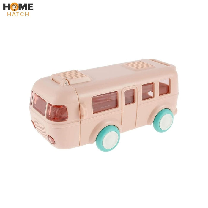 School Bus Water Bottle For Kids With Strap