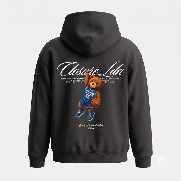 Script Basketball Hoodie | Black