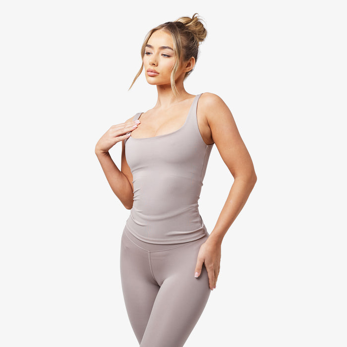Second Skin Vest & Legging Set | Taupe