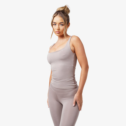 Second Skin Vest & Legging Set | Taupe