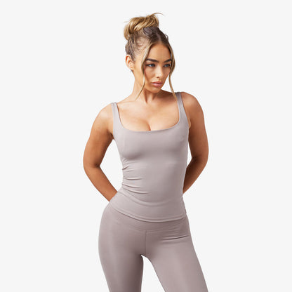 Second Skin Vest & Legging Set | Taupe
