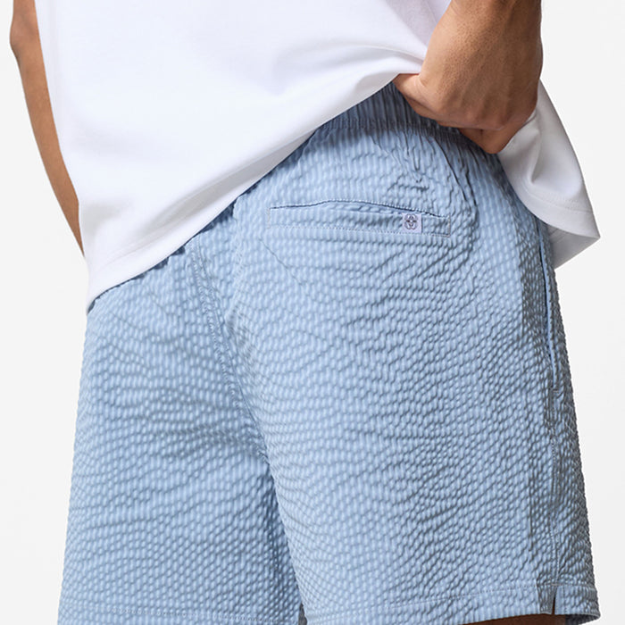 Seersucker Swimshort | Light Blue
